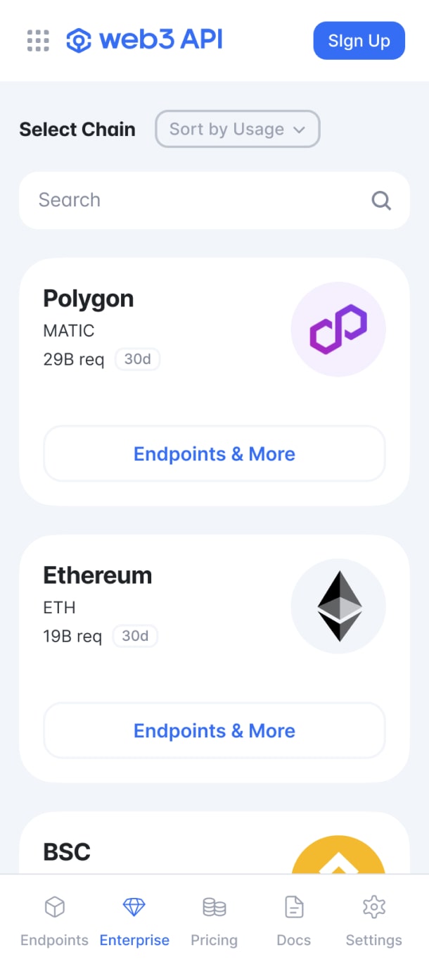 High-Performance Blockchain Node Infrastructure: 70+ Web3 APIs & RPCs