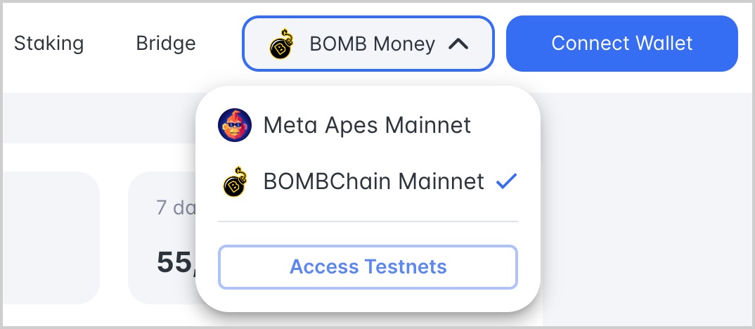 Select a network