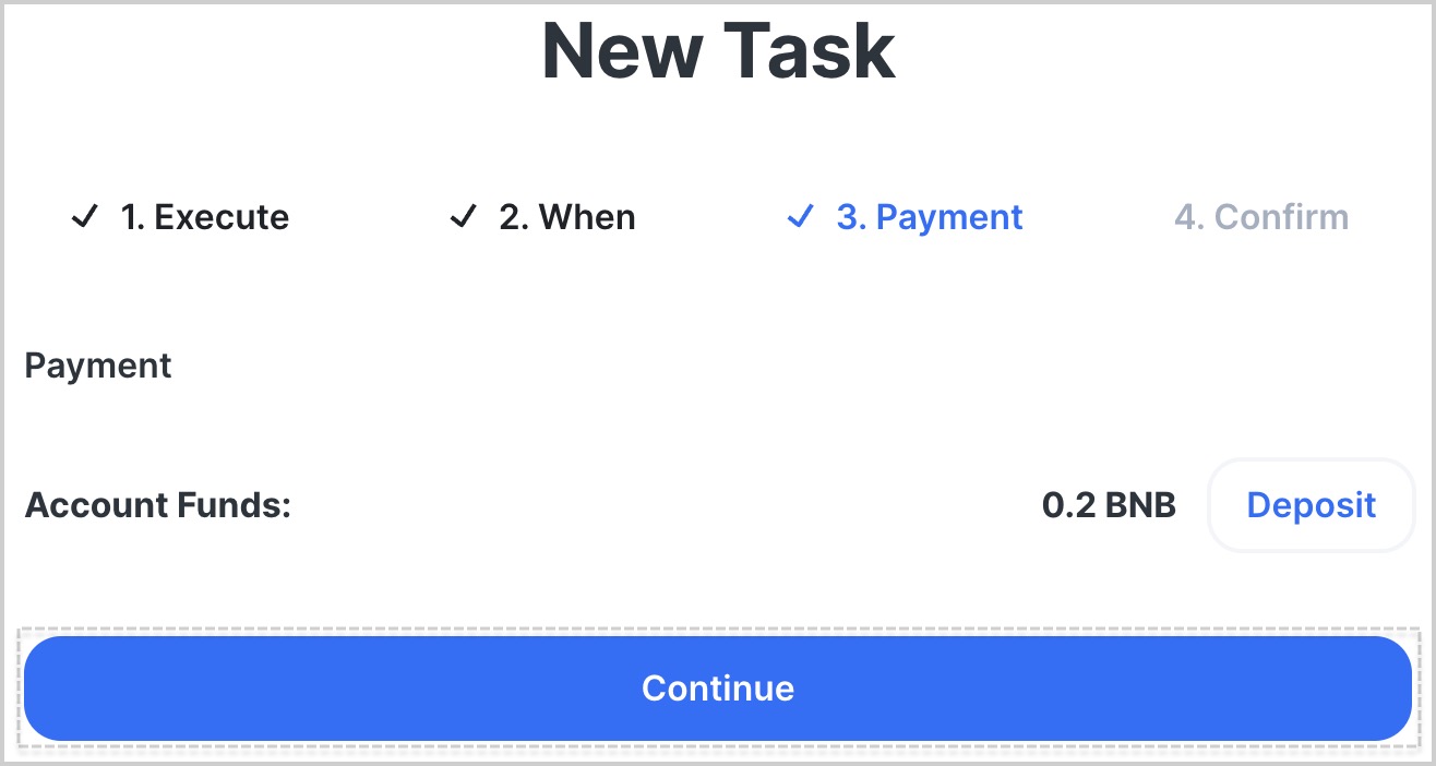 Enter task details